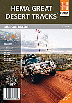Great Desert Tracks of Australia Simpson Desert Sheet - 4WD
