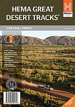 Great Desert Tracks of Australia Central Sheet - 4WD