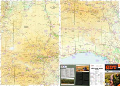 Great Desert Tracks of Australia Central Sheet - 4WD
