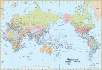 World Map 160 Large
