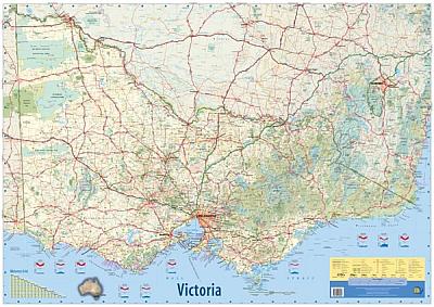 Victoria Wall Map 