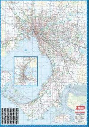 Melbourne Standard Wall Map