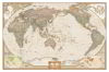 National Geographic World Map Large Antique