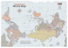 Upside Down Classic World Map