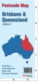 Queensland & Brisbane Postcode Map (Folded)