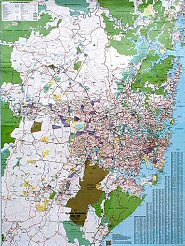 laminated australian business wall maps